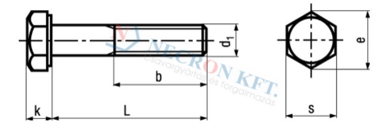 Hatlapfejű részmenetes csavar (DIN931-10PL-1220)